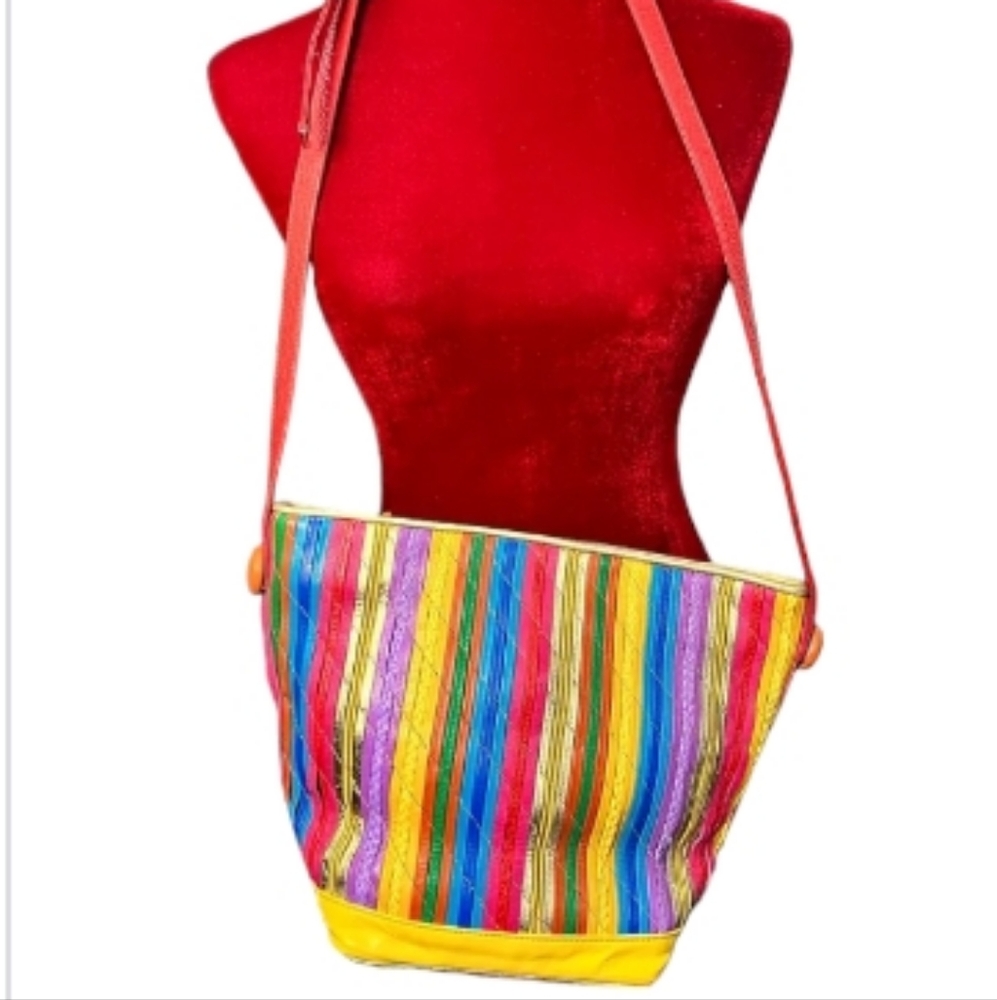 Vintage Colorful Leather Sharif bag
